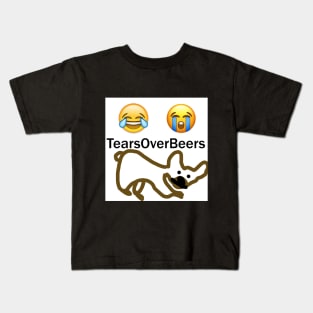 CLASSIC The Tears Over Beers Podcast Logo 2 Kids T-Shirt